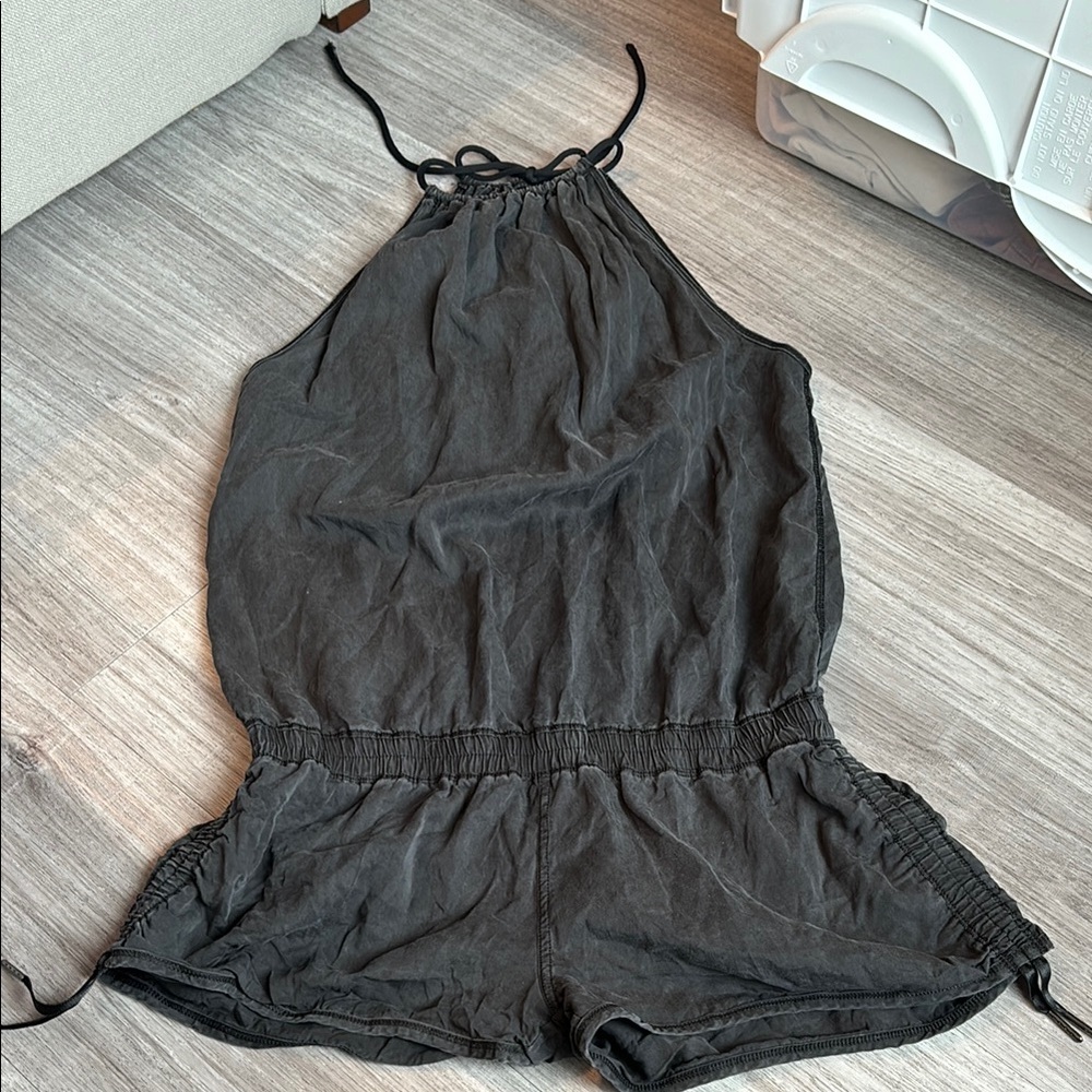 lululemon athletica Charcoal Halter Jumpsuit